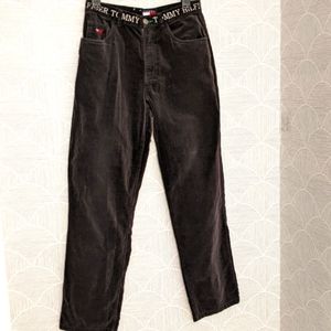 Vintage Black Velvet Tommy Hilfiger Pants